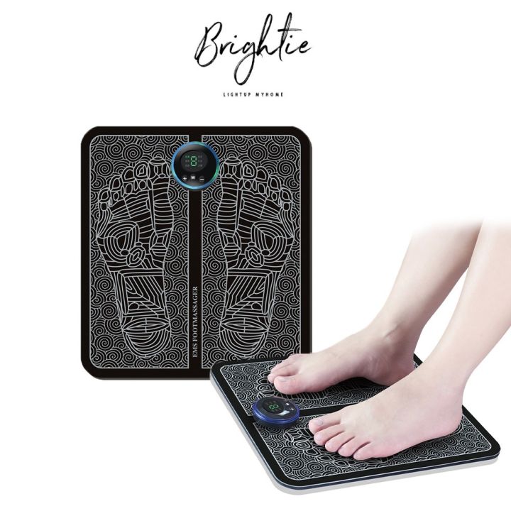 Brightie Foot Massager Machine Foot Massage Pad Ems Physiotherapy Foot ...