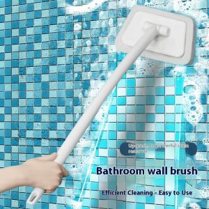 Annies Sphere Multi-Functional Long Handle Bathroom Wall Tile Cleaning Brush for Efficient Stain Removal
