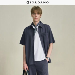 Giordano Men Men Short Sleeve Shirt Free Shipping 18046806