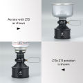 CAMPINGMOON TC-28 Refillable Butane Gas Tank Portable Ultralight Pocket Tank OD Type Gas Lantern Stove Lamp Torch Burner Threaded Screw Type Canister Lindal Valve Fuel Aluminum Alloy Original Camping Moon. 