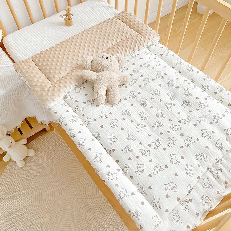 Warm Soft Cotton Newborn Crib Mattress Baby Bed Cushion Mat