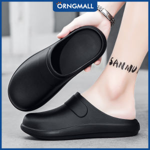 ORNGMALL New EVA Clogs Slippers For Men Fashion Soft Sole Anti-slip Beach Sandals Summer Waterproof Garden Shoes Cozy House Slides 38-45