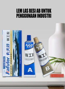 Lem Besi AB 100 Gram Lem Epoxy Metal Untuk Perbaikan Knalpot Pipa Logam Welding Grade