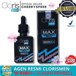 Clorismen MAX Brightening Serum Perawatan Pria Cloris Men Mencerahkan Wajah Serum Perawatan Kulit Pria