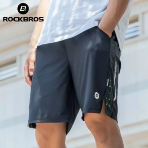 ROCKBROS Cycling Jersey Quick Dry Mens Cycling Shorts Sweat-absorbent Running Sets Joggers Training Gym Fitness Tracksuits Sports Equipment