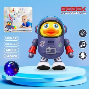 MD-M311 Mainan Anak Bebek Astronot Joget Robot Menari Ada Lampu + Musik / Dancing Robot Joget Space Duck Dance Kids / Mainan Bebek Luar Angkasa