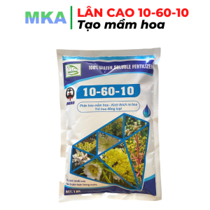 Phân bón chặn đọt tạo mầm hoa MKP và Lân cao 10-60-10 MKA gói 1kg