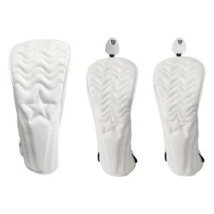 Wear Resistant Golf Driver Cover Sports Series Leather Long Golf Head Cover Professional Golf Gears