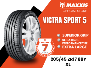 MAXXIS 205/45 ZR17 88Y XL VICTRA SPORT 5 TL Ultra High-Performance Tire - Speed Rated Sport Sedan Tire