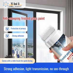 Glass Latex Paint Household Glass Frosting Paint Strong Adhesion Small Roller Brush Frosted Paint