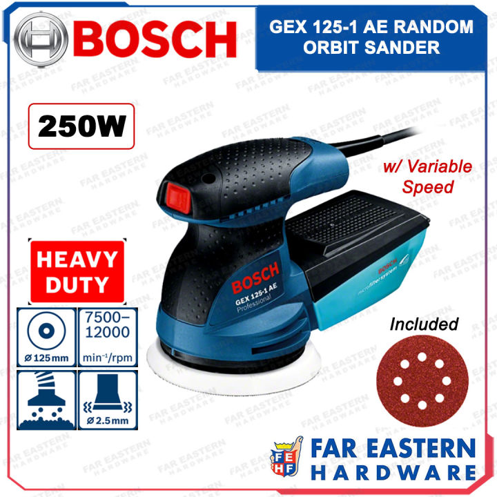 BOSCH GEX 1251 AE Random Orbit Sander 250W RBPTCD Lazada PH