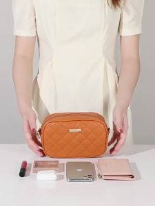 Túi xách nữ mới túi thêu chần bông túi đeo vai đơn túi xách nữ nhỏ hình vuông túi clutch