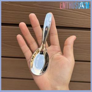 【Enthusiasm】🌟🌟【Hot Sale】🎈 Thép Không Gỉ Vòng Muỗng Net Màu Đỏ Vàng Bữa Ăn Tối Dài Xử Lý Khuấy Món Tráng Miệng Thìa Cho Nhà Bếp Phụ Kiện Tiện Ích