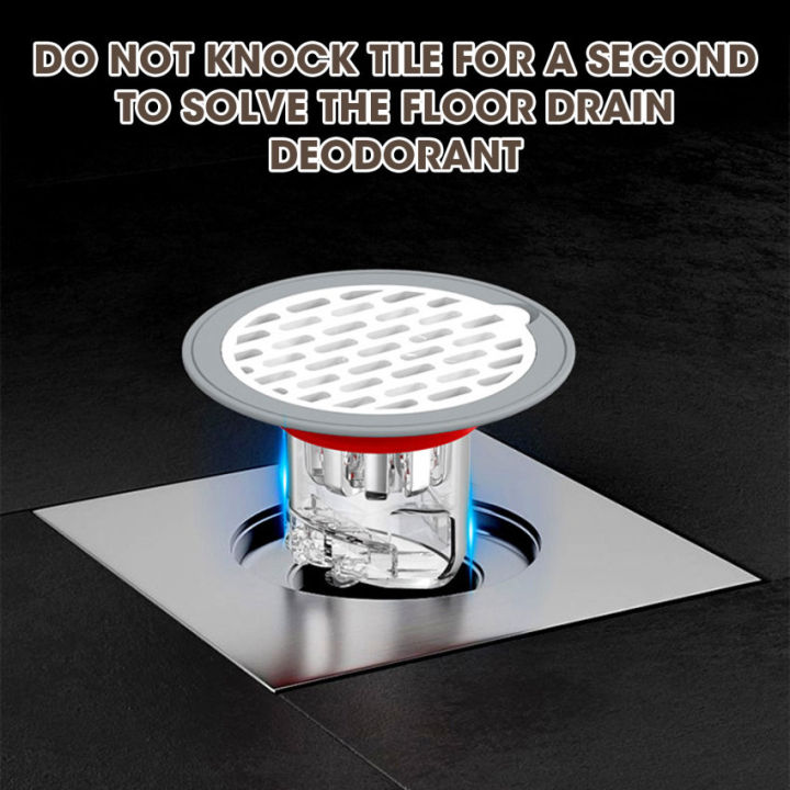 Magnetic Self-Closing Odor and Insect Proof Floor Drain Core Deodorant Anti-Odor No Smell ...