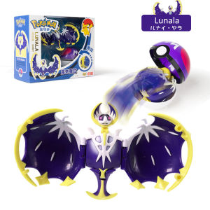 Leiao UT【🔥PO 🔥】Mainan Figure Pokemon/12 Styles Pokémon Figures Mainan Anak Pokémon Transformer Toys Pikachu/Greninja/Lucario/Char/Gyr Original New For Pokémon Childrens Toys Gift