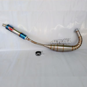 Knalpot racing R9 mugello repsol stainless steel for Yamaha RX-King / RX King