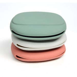 Portable Silicone Earphone Storage Bag Data Cable Headset Storage Box Key Lipstick Storage Bag