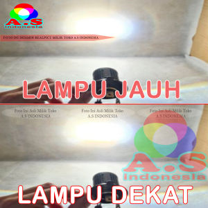 Lampu LED Depan Motor Mobil VINYX D2 H4 Laser 2 Warna Kuning Putih AC/DC 20W