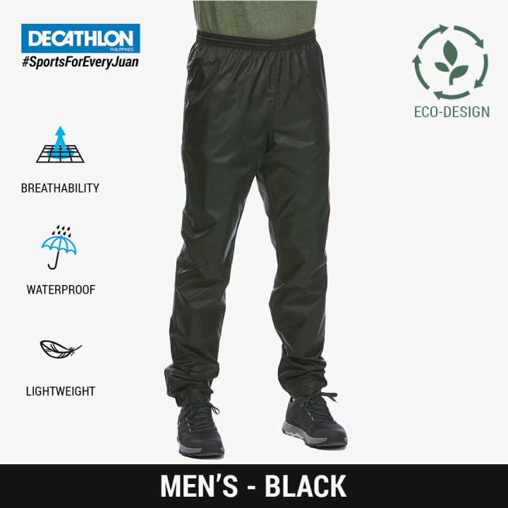 Decathlon Quechua Men's Waterproof Hiking Overtrousers NH500 Imper