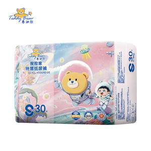 Penghantaran dari China [2025] Beruang Teddy (Teddy Bear) Lampin Ultra Nipis Explorer S30 Kepingan (4-8kg) Lampin Bayi Baru Lahir 3.1