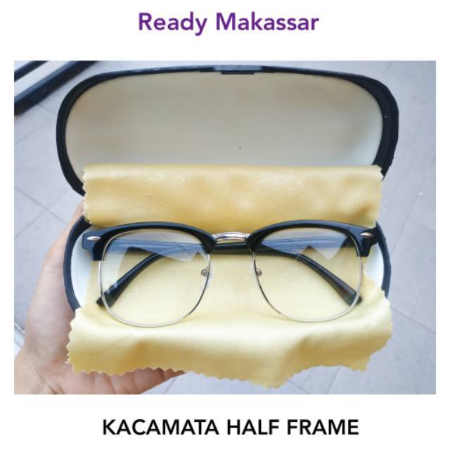 Kacamata Half Frame Anti Radiasi Ringan Pria Wanita Ready Makassar