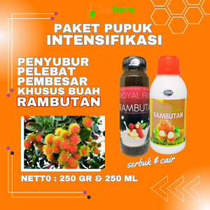 Pupuk Pelebat Buah Rambutan / Pupuk Rambutan / Pupuk Booster Buah Rambutan / Pupuk Rambutan Berbuah / Pupuk Penyubur Pohon Rambutan
