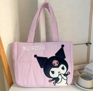 Sanrio Hello Kitty My Melody Kuromi Pochacco Shoulder Bag Handbag Tote Bag Down Cloth Bag