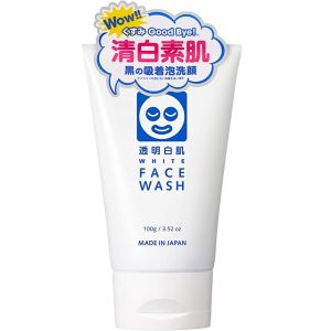 Sữa rửa mặt than hoạt tính trắng da ngừa mụn Ishizawa White Face Wash 100g - Nhật Bản