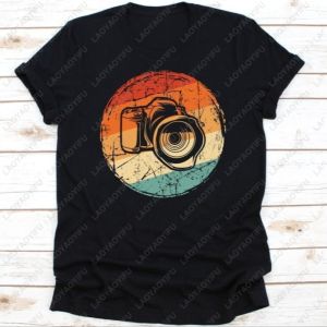 [Local Stock] VCC Retro Photographers Photography Lovers Tshirt Vintage Photo Photographer T Shirt Casual Fashion Loose Harajuku Hip Hop Man Tees