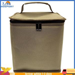 【Hospor】Butane Fuel Canister Cover 600D Oxford Cloth Camping Lantern Gas Tank Bag with Handle for Outdoor Camping Cooking Hiking