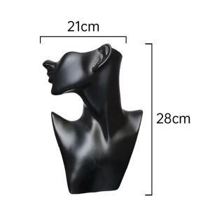 Mannequin Jewelry Rack Necklace Jewelry Display Model Necklace Earring Portrait Neck Display Stand