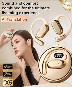 High-Speed Bluetooth Smart Translation Earphones Ai Translation Earphones D88 Hanging Earphones Ows Open-Ear Non-In-Ear Long-Life Bluetooth Earphones