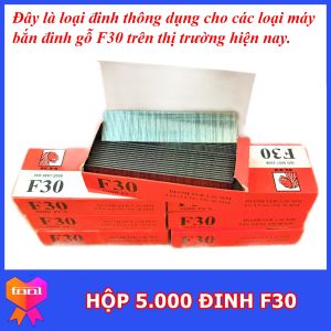 Đinh công nghiệp F30 - Đổi trả 7 ngày đầu - Dùng cho tất cả các loại máy bắn đinh gỗ