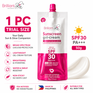 Brilliant Skin SUNSCREEN GEL CREAM 50g Sun Protection cream SPF30