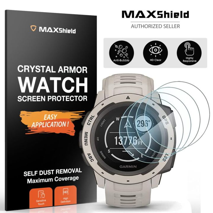 For Garmin Instinct 1/2 2X Solar Tactical Sports Tempered Glass Screen