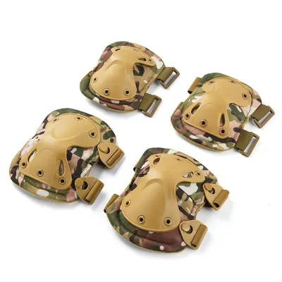 🔥 Boutique 🔥 Tactical knee and elbow protector set military version soft shell tactical training knee pads for combat outdoor cycling and rock climbing