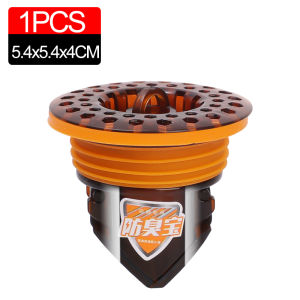 3Pcs Magnetic Shower Floor Drain Backflow Preventer Sewer Core Gravity Induction Floor Drain Core PP Anti Odor Strainer Bathroom Tools