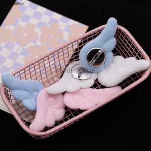 [COD] Modingdue 1 Pair Small Angel Wings Brooch Japanese Style Sweet Clothes Decor Y2K Plush Bag Hat Accessories