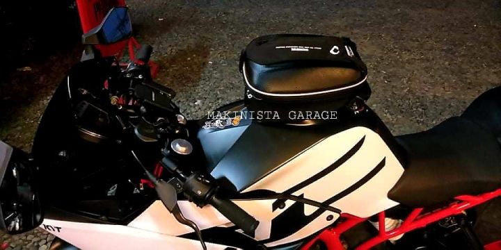 For KTM RC 200 390 CUCYMA Tank Bag with Flange and Adapter Ring