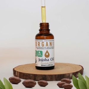 น้ำมันโจโจ้บา ออร์แกนิค น้ำมันสกัดเย็น โจโจ้บาออยล์ น้ำมันบำรุงผิวหน้า บำรุงผม มอยเจอร์ไรเซอร์ประจำวัน 30-100กรัม