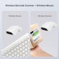 New Wireless Mouse Barcode Scanner, 2-in-1 Design 2D Handheld Barcode Scanner with Wireless Mouse Functions for POS System,Store,Supermarket, Warehouse. (Black). 