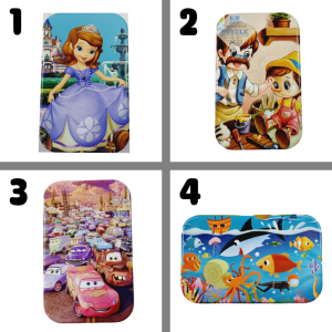 Jigsaw Puzzle 60 Pieces With Metal Tin Case Wooden Cartoon Early Educational Learning Education Toy Puzzle Gift For Kids