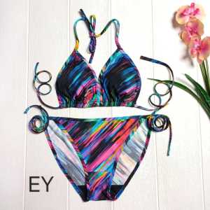Bikini ikat Motif BI09 bra ada spon bisa dilepas