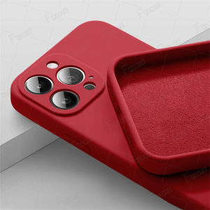 Original Liquid Silicone Phone Case For iPhone 17 Ari 16e 16 15 14 Plus Pro Max 13 12 Mini Shockproof TPU Back Cover Casing