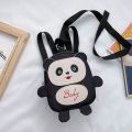 TSEVD Anti-lost Panda Children Backpack Mini Cartoon Children School Bag Simple School Bag Kindergarten Backpack Kids. 