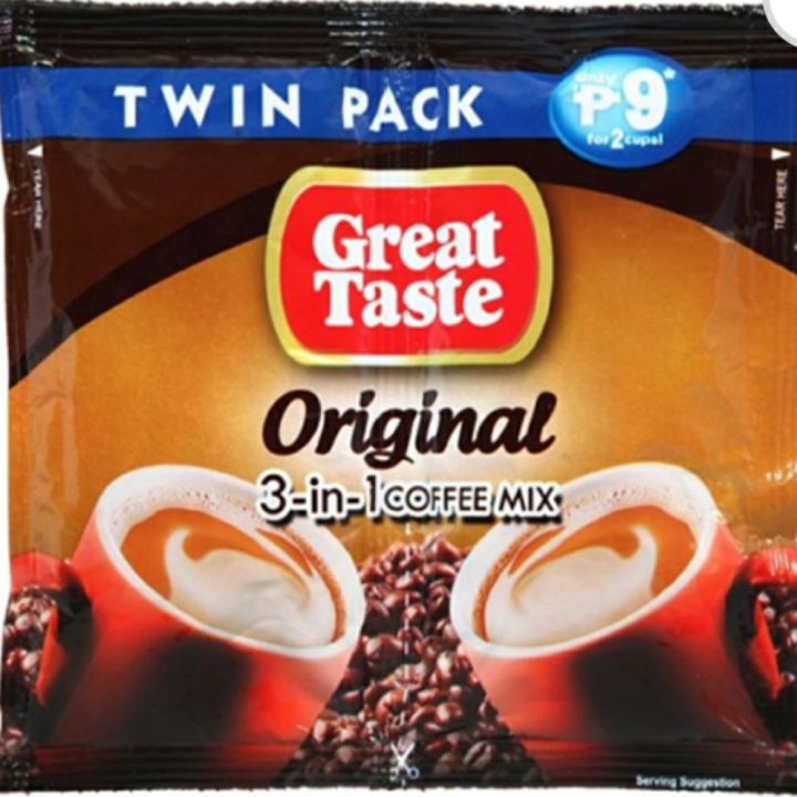 GREAT TASTE ORIGINAL COFFEE MIX TWIN PACK 33G – Shoppe24ph