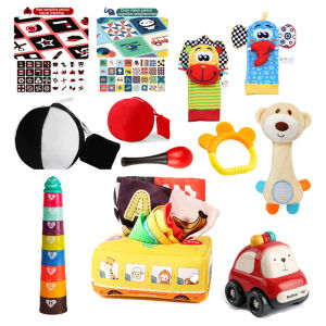 EduVanku Baby Toy Montessori Sensory Toys Early Learning Educational Toys for 1 Years Old Boys Girls Birthday Gift for Infant Newborn Development at 0 3 6 9 12 Months