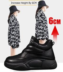 Vintage Fashion Thick Bottom Comfy Boots Soft Leather Short Martin Boots