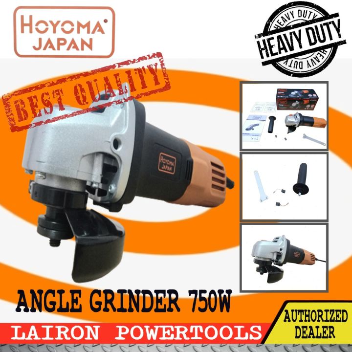 HOYOMA JAPAN ANGLE GRINDER 750W Lazada PH