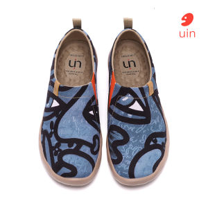 UIN Mens Shoes Canvas Casual Shoes Loafers Wide Feet Comfort Lightweight Sneakers On Point